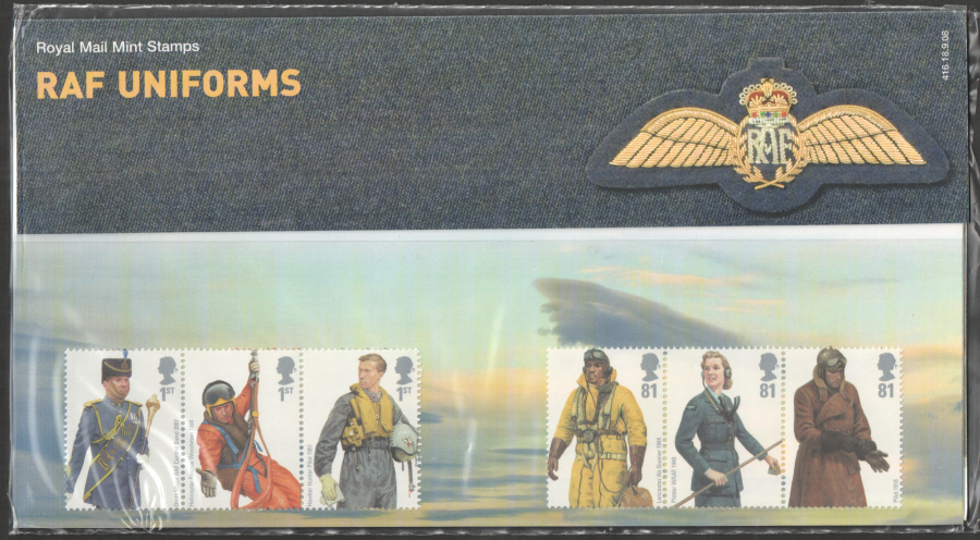 (image for) 2008 RAF Uniforms Royal Mail Presentation Pack 416 - Click Image to Close